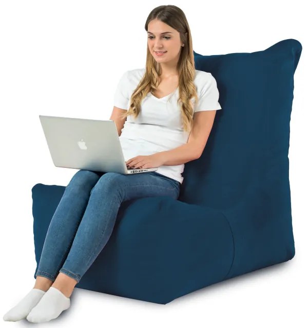 Moderné kreslo DISTINTO námornícká