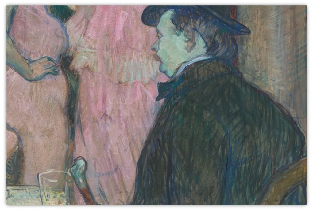 Obraz - Henri de Toulouse-Lautrec, Maxime Dethomas, reprodukcia (90x60 cm)