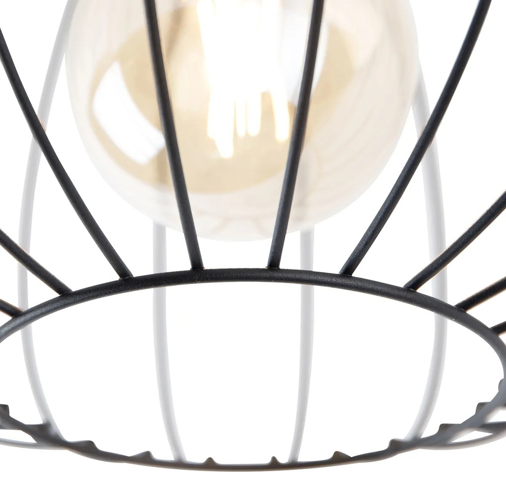 Inteligentné stropné svietidlo čierne vrátane Wifi G95 - Margarita