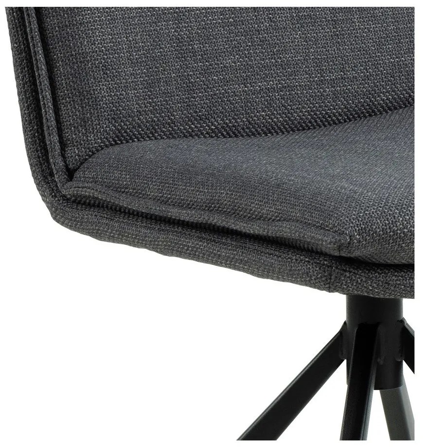 Tmavosivá jedálenská stolička Flynn – Actona