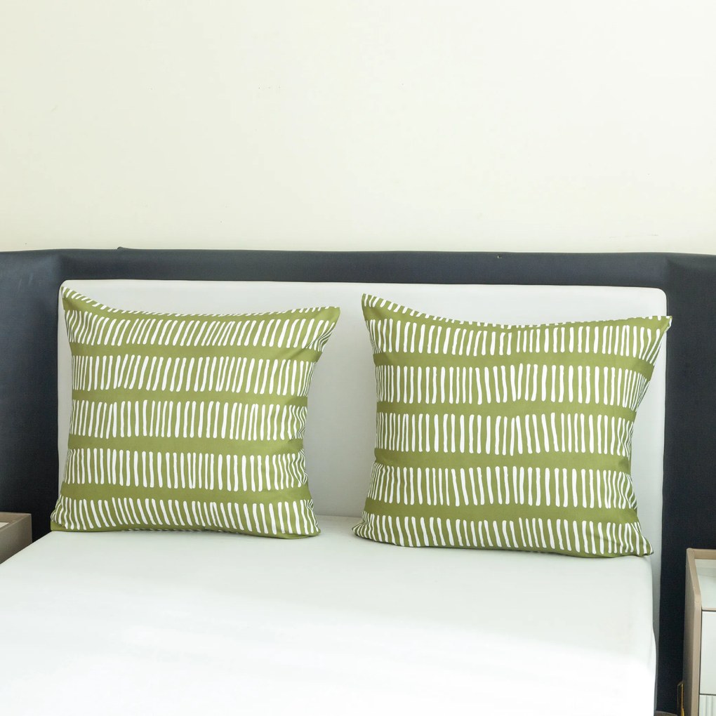 Mikroflanelová obliečka na vankúš GREENSORY 40x50 cm, zelená