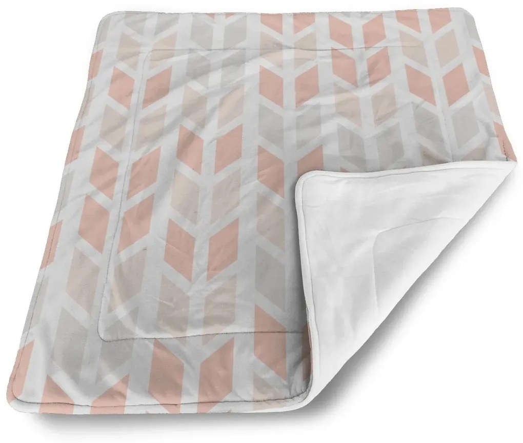 Sablio Deka pre bábätko Svetlé kosodĺžniky - 80x100 cm