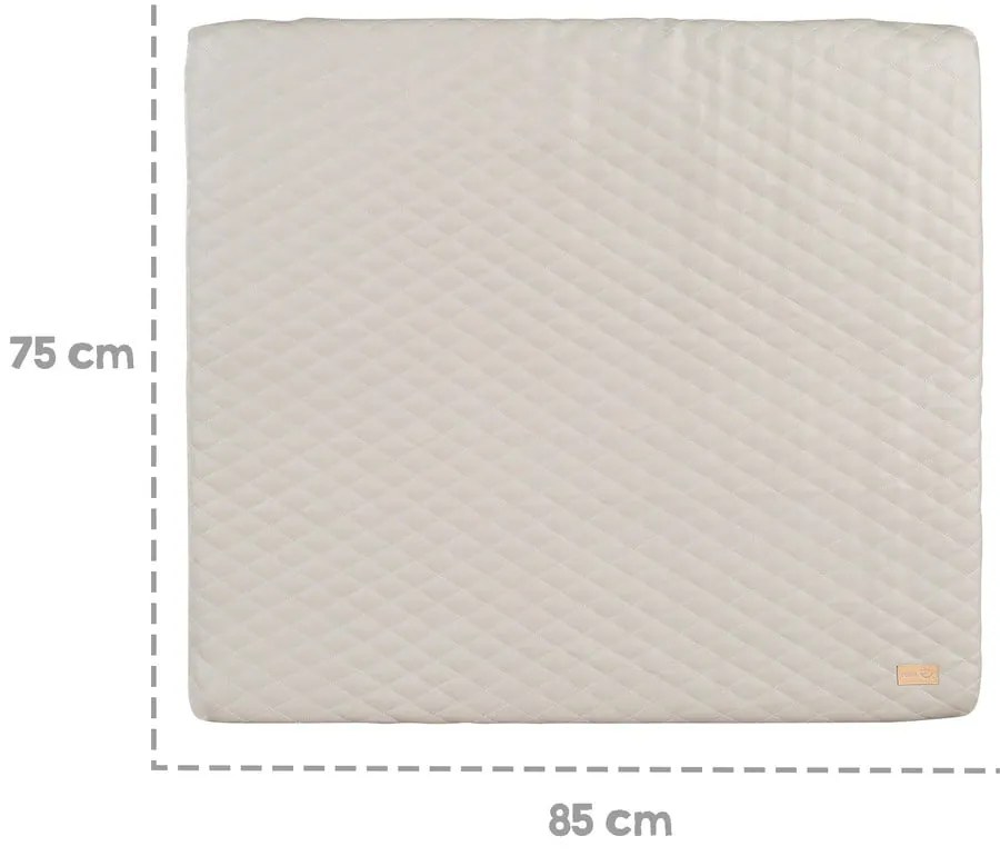 Prebaľovacia podložka 75x85 cm Greyish gesteppt – Roba