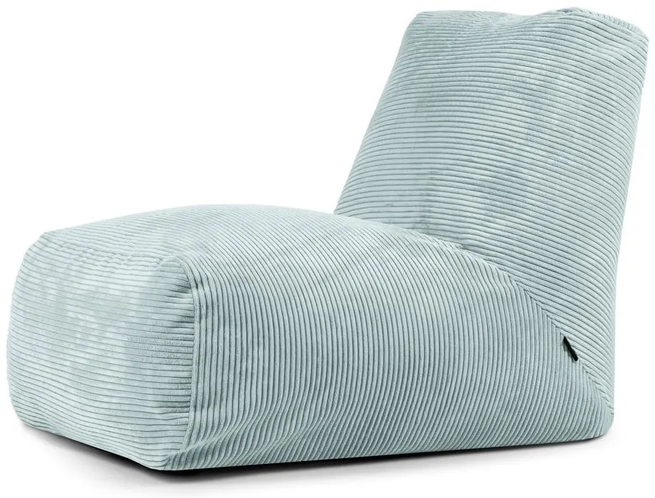 Menčestrový sedací vak v mentolovej farbe Tube – SLOWDOWN