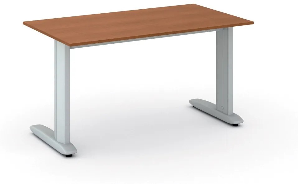 Kancelársky písací stôl PRIMO FLEXIBLE 1400 x 800 mm, čerešňa