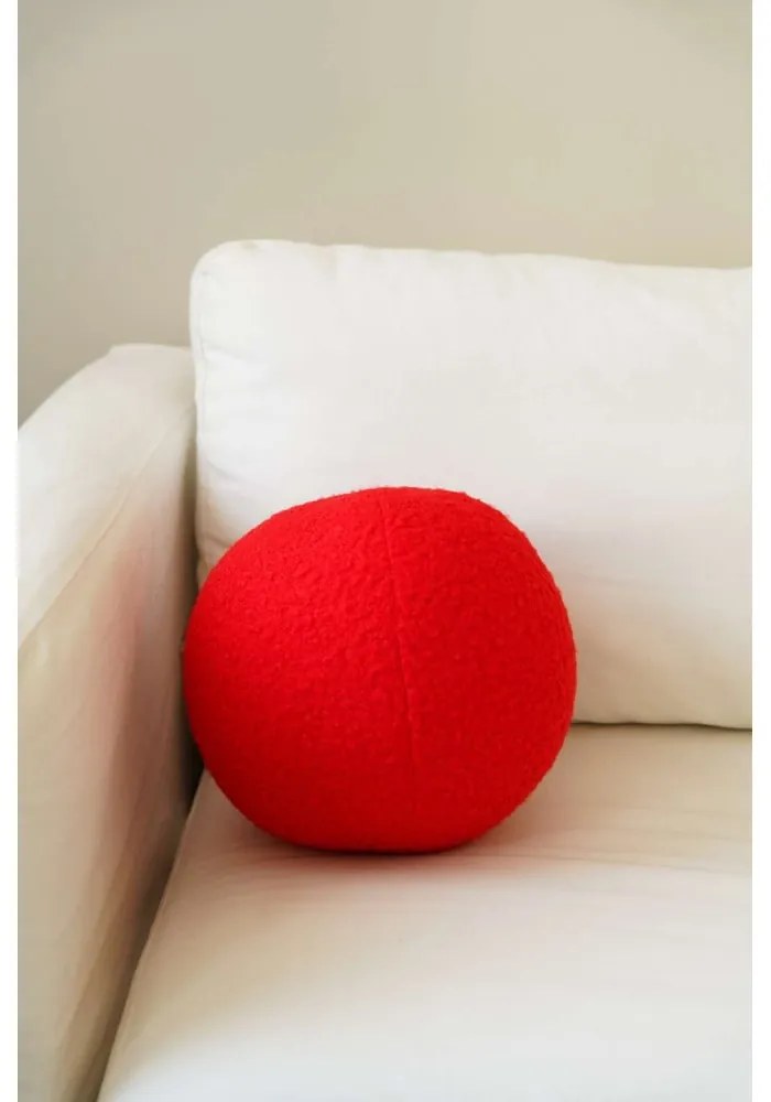 Dekoračný vankúš z materiálu buklé ø 25 cm Top – Mioli Decor