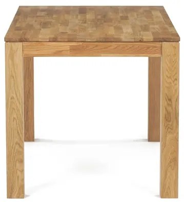 Autronic BONTEC Jedálenský stôl 140x80cm, masív, prírodný, DS-H140 DUB Farba: Prírodné