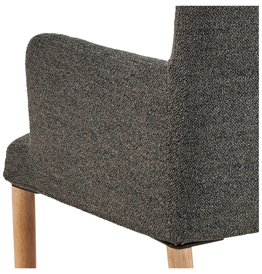 Jídelní křeslo Zoe z masivu antracit