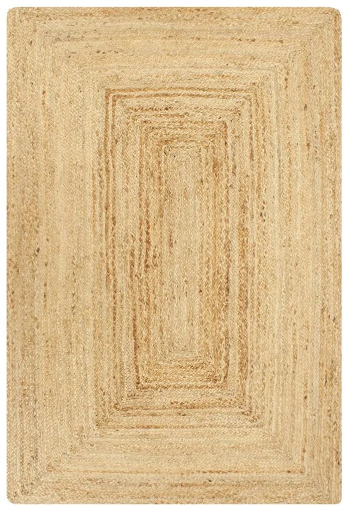 vidaXL Ručne vyrobený jutový koberec prírodný 160x230 cm