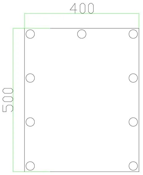 LED Zrkadlo s osvetlením 9xLED/1W/230V 3000/4000/6000K 50x40 cm IP44