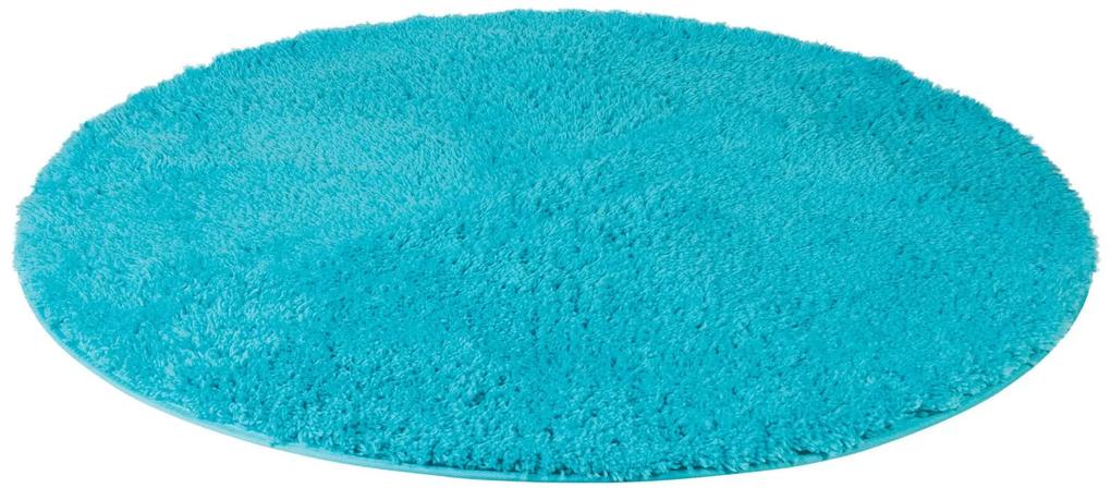 MIOMARE® Kúpeľňový koberec, 60 x 100cm / Ø 90cm (tyrkysová, okrúhla), tyrkysová (100319937)
