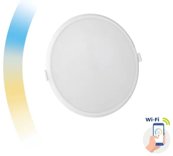 LED Stmievateľné podhľadové svietidlo ALGINE LED/22W/230V Wi-Fi Tuya okrúhly