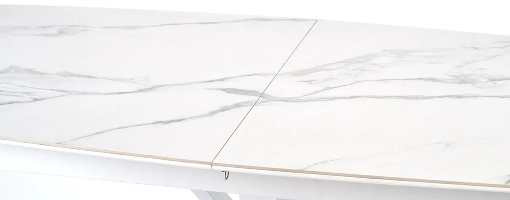 Jedálenský rozkladací stôl Vivaldi 160/200 cm biely