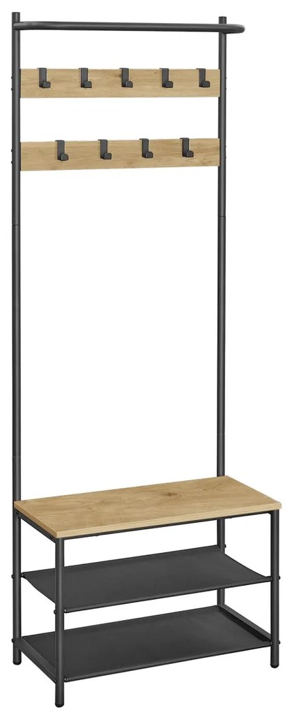 Vešiak s botníkom TAYLOR ARTISAN 64x180 cm