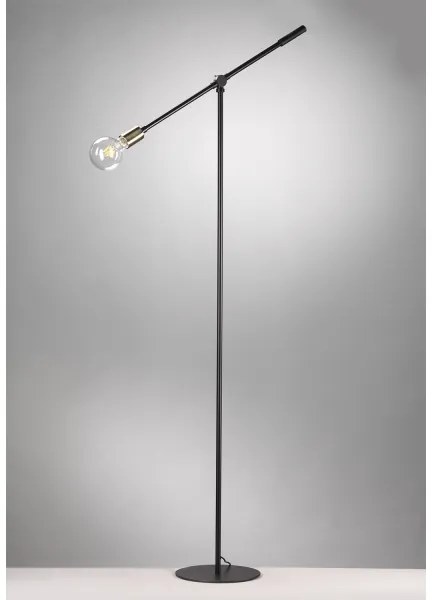 ONLI - Stojacia lampa ASTE 1xE27/15W/230V čierna/zlatá