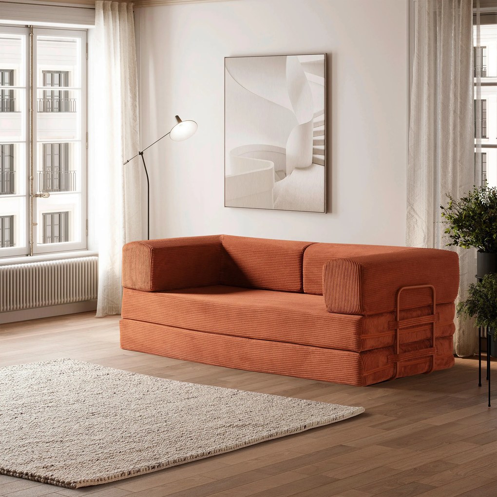 XXXLutz ROZKLADACIA POHOVKA, textil, terakotová Livetastic - Sedačky - 00006R000103