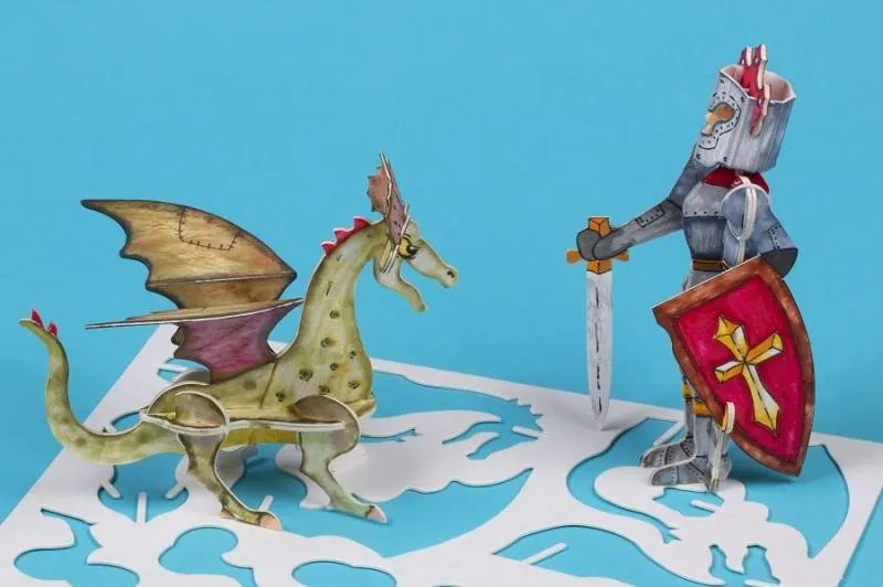 DECOLED Veľká rozprávková sada skladačiek na vyfarbenie formátu A4