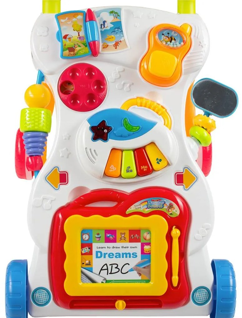Detské hrajúce edukačné chodítko Baby Mix