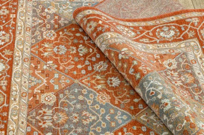 Koberec SOHO 477.27.LA301 OSTA geometrický naturálny terakotový / béžový