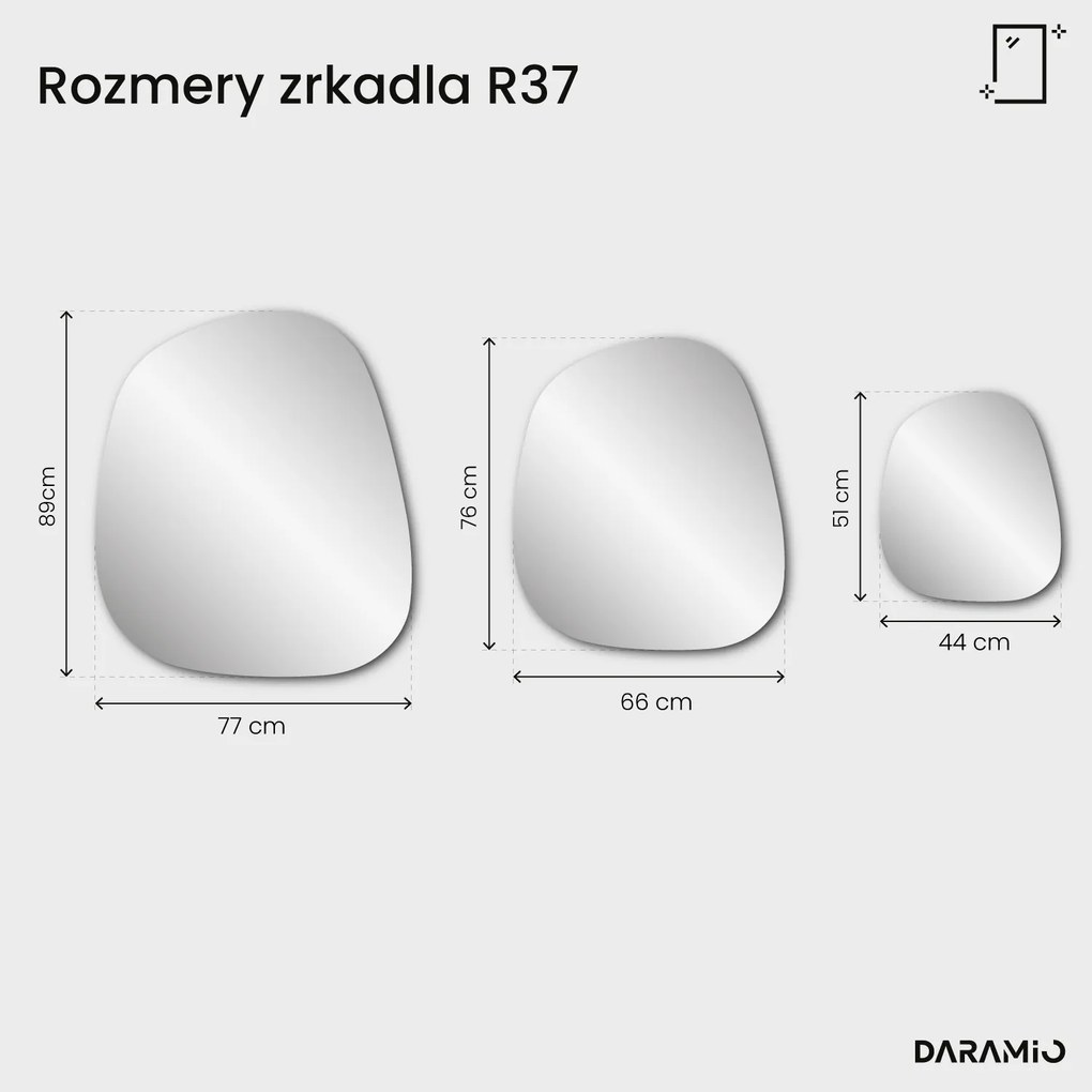 Bronzové zrkadlo Pure R37