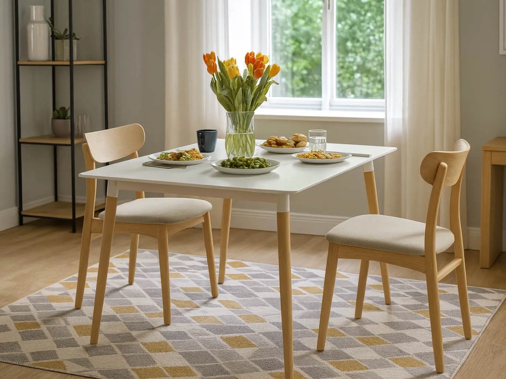 CH Jedálenský stôl Tessa - biela