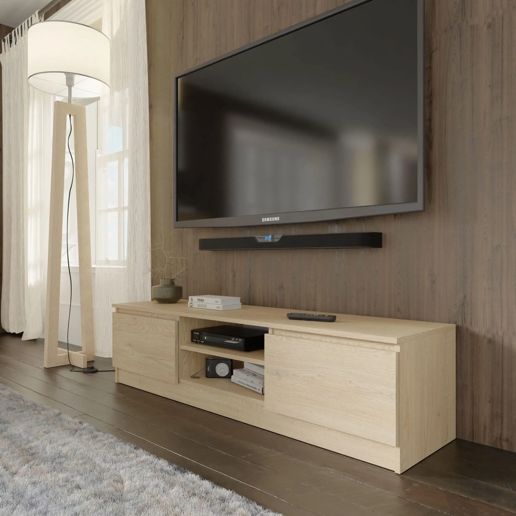 TV skrinka/stolík Maya 150 (dub cremona). Akcia -21%. Vlastná spoľahlivá doprava až k Vám domov. 1124949