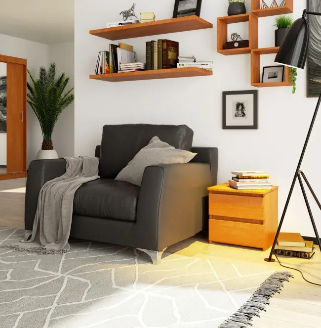 Nočný stolík CL2 2SZ CLP olcha