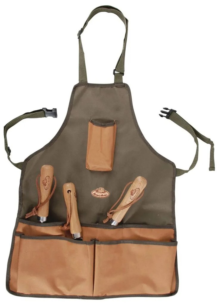 Záhradnícka zástera Villi, 53x75 cm, hnedá