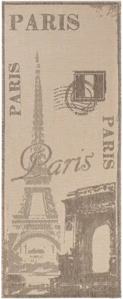 Kusový koberec Paríž béžový atyp, Velikosti 80x200cm | BIANO
