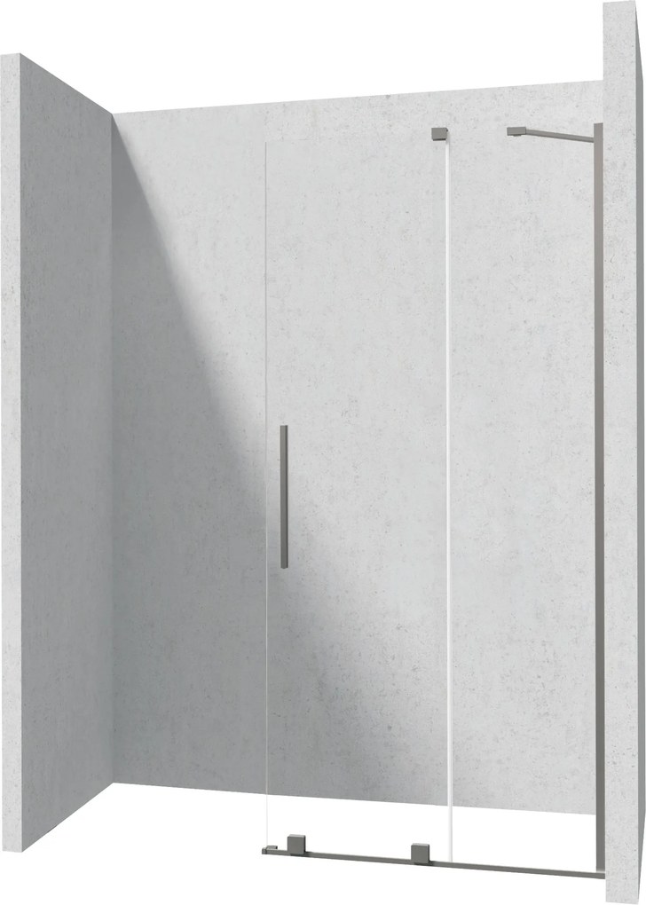 Deante Sprchová zastena Walk-in Prizma, posuvná - KTJ D39R 90 cm, titán - bez vaničky