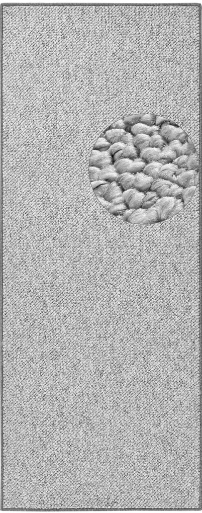 BT Carpet, Behúň Wolly 102840, 80x200, šedá, obývacia izba
