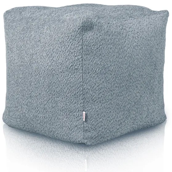 Taburetka Boucle modrá