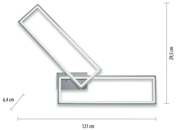 Leuchten Direkt14635-55-LED RGB Stmievateľné stropné svietidlo FELIX 34,5W/230V+DO
