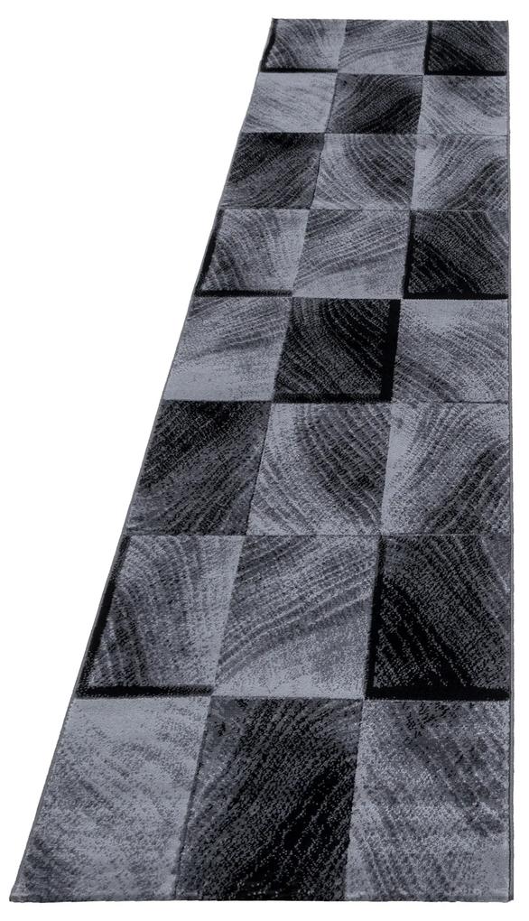 Ayyildiz Kusový koberec PLUS 8003, Čierna Rozmer koberca: 80 x 150 cm