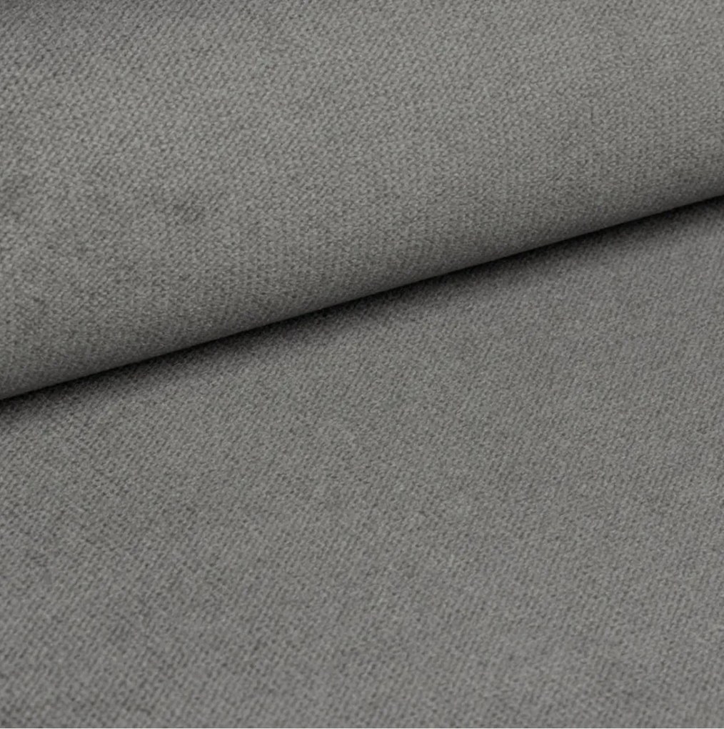 AKCIA Čalúnená posteľ boxspring GLORIEN VELVET 140x200 cm sivá II. akosť Matrac: Matrac Bonell pružinový