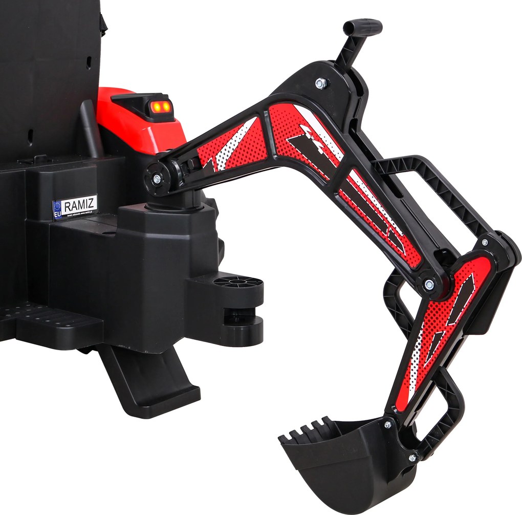 Ramiz Traktor s prívesom 720-T červený