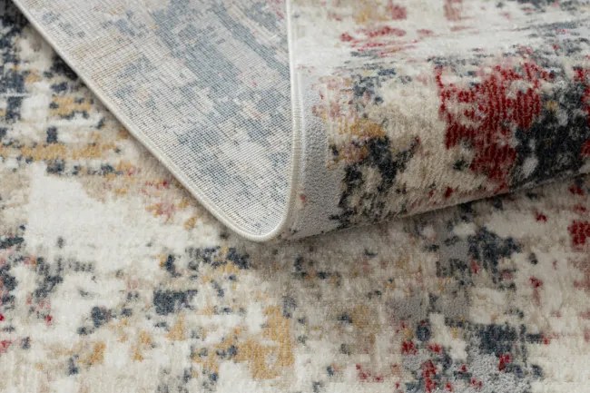 Koberec / behúň DISTIN 0123A ružový / púdrový / biely