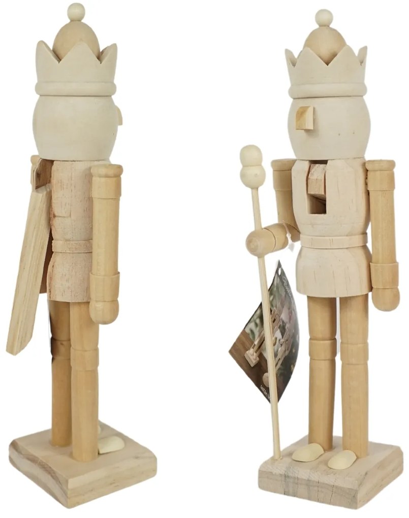 Drevený luskáčik NUTCRACKER 25,5 cm - viac variantov