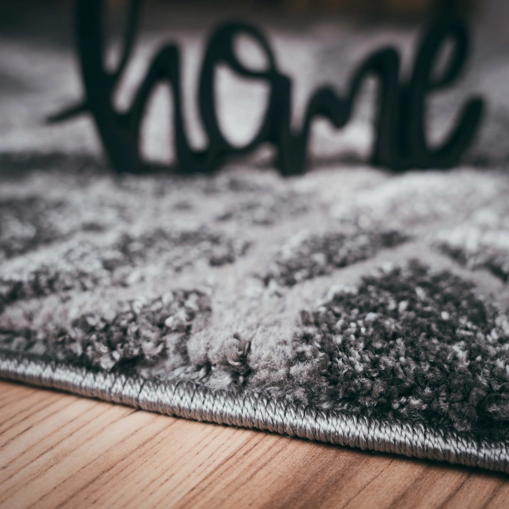 Obsession, Kusový koberec My Frisco 280 Anthracite, 240x330, šedá, obývacia izba