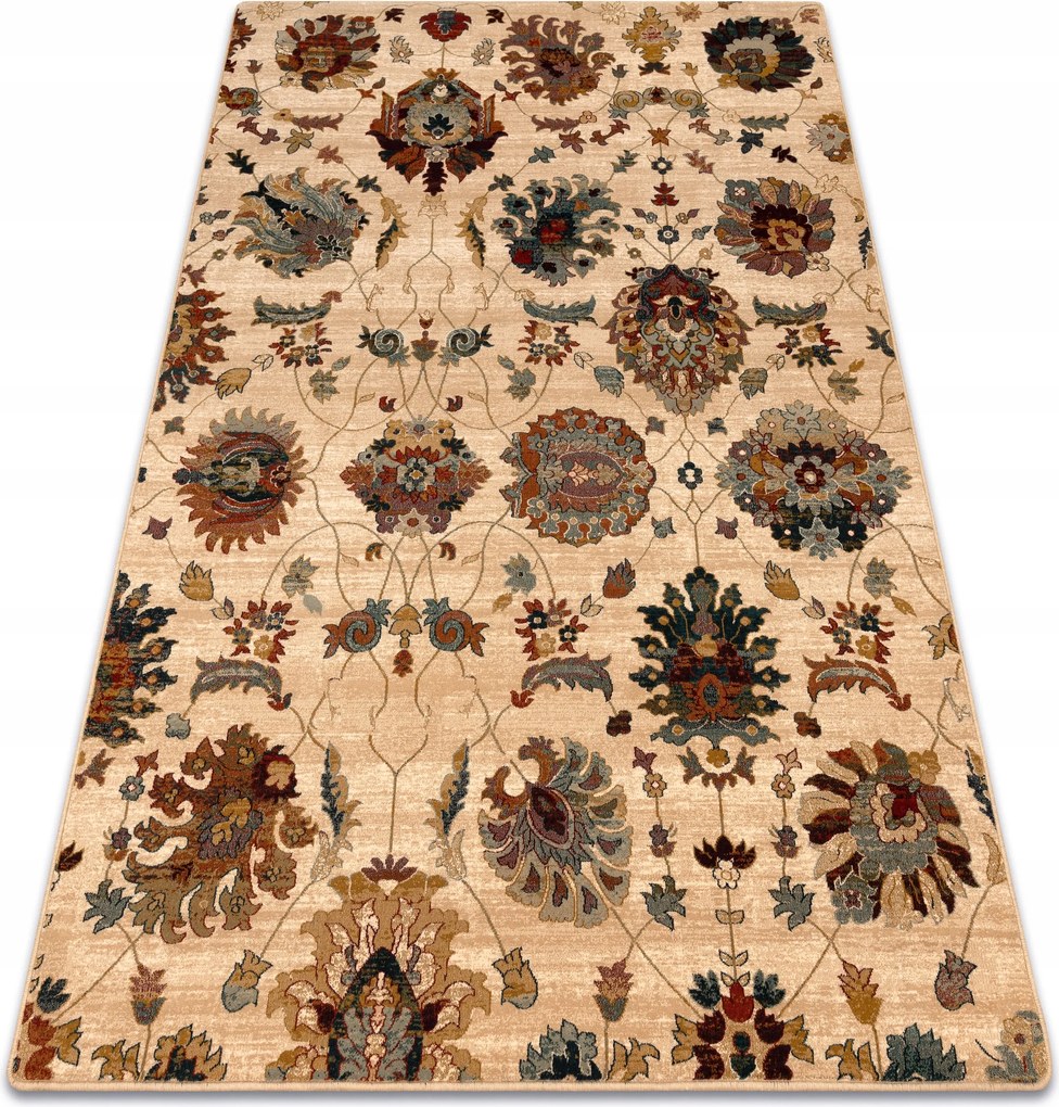 Koberec Do Obývačky vlna Superior Latica krémová Parzenica 235x350 cm