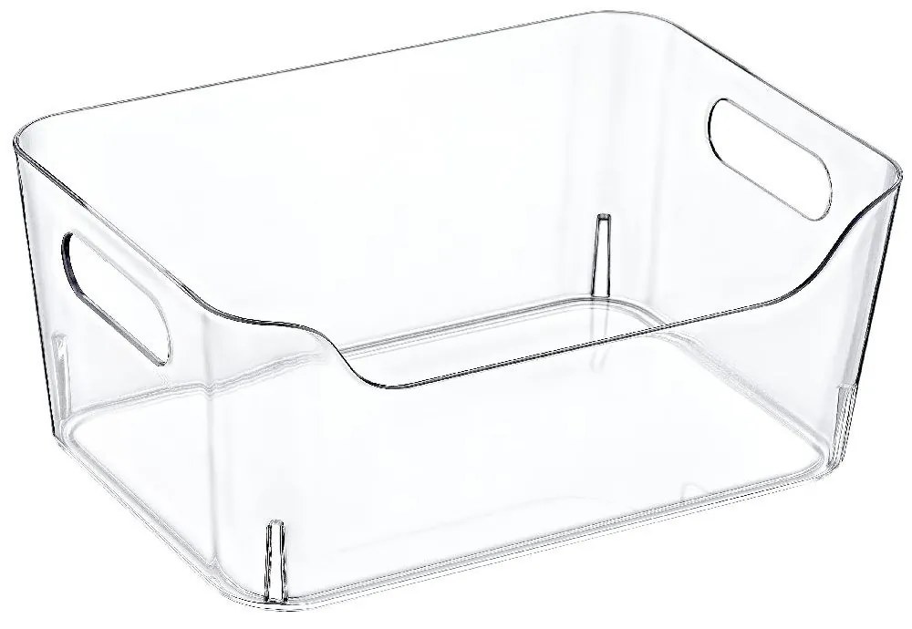 Organizér transparentný, so zníženou prednou hranou QUTTIN - 32 x 21 x 12,5 cm (7 l)