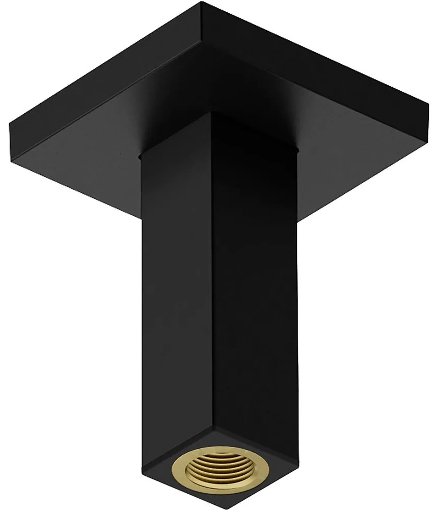 HANSGROHE prívod zo stropu E (hranatá verzia), dĺžka 97 mm, matná čierna, 24338670