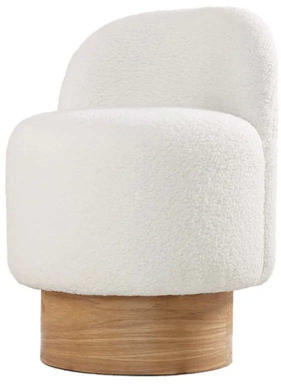 Taburet MONRE Teddy biely