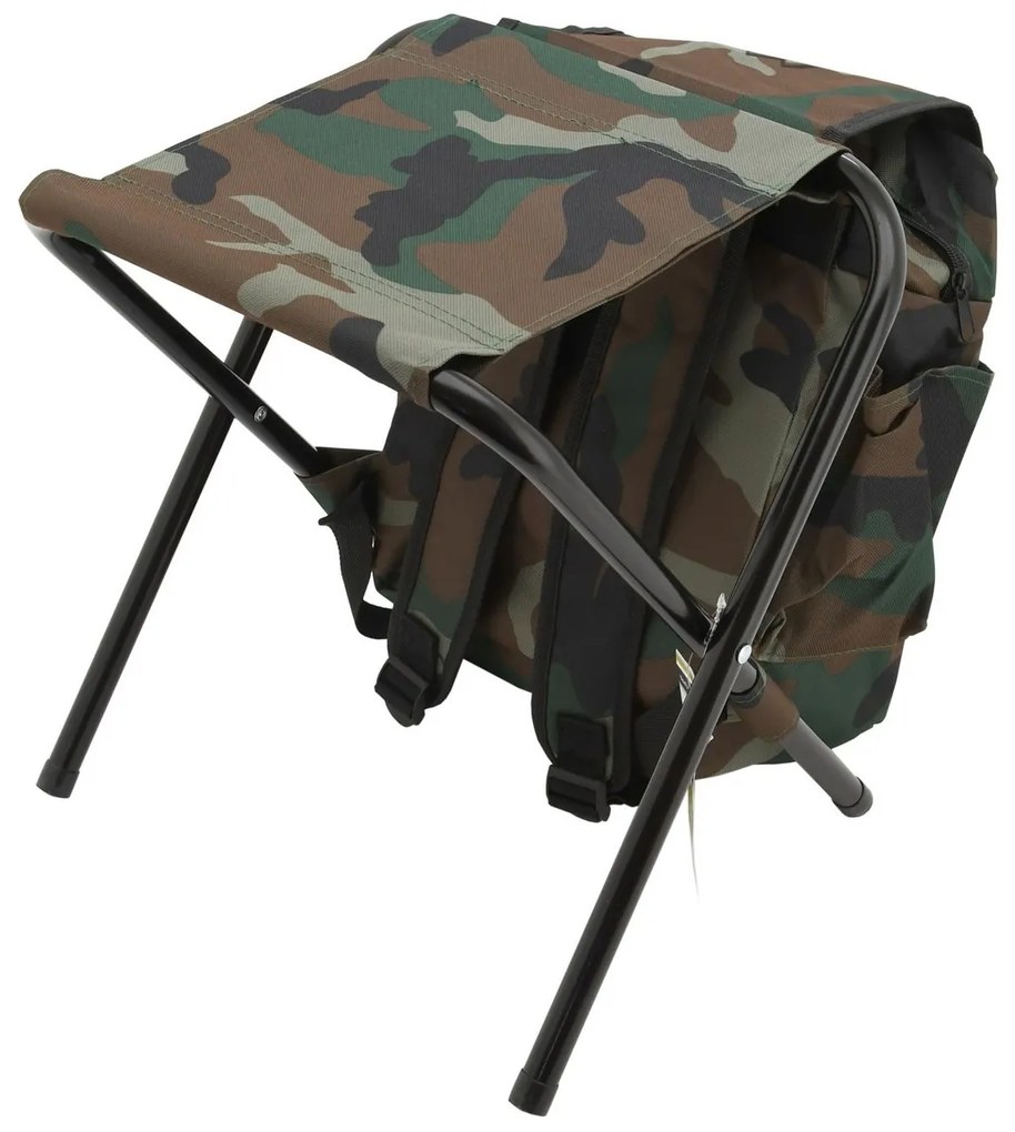 Cattara Skladacia stolička s batohom Olbia army, 30 x 35 x 27 cm