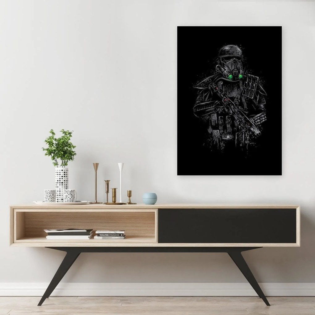 Gario Obraz na plátne Star Wars, vojak smrti - Dr.Monekers Rozmery: 80 x 120 cm