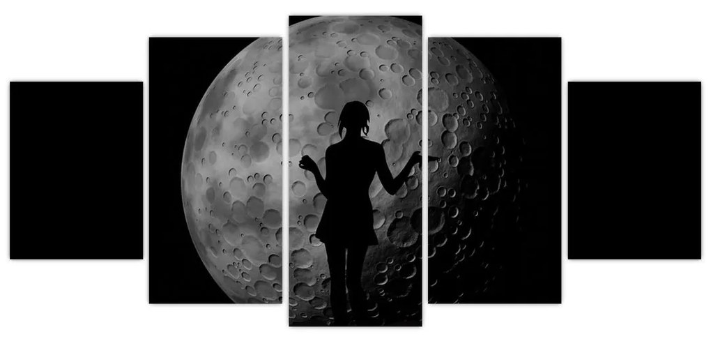 Silueta ženy, obraz