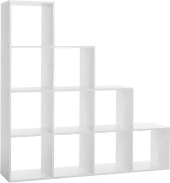 Regál s 10 priehradkami Udine, biely%