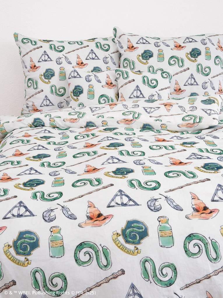 Obliečky mikroplyš Harry Potter - Slizolin