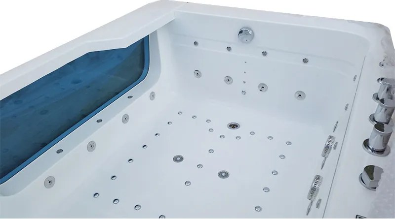 Terra Hydromasážna vírivá vaňa Tugela 913 170x130 s ohrevom vody, biela