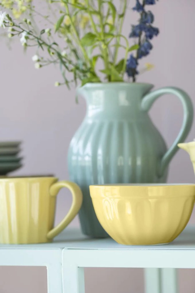 IB Laursen Žltá keramická miska na müsli MYNTE LEMONADE